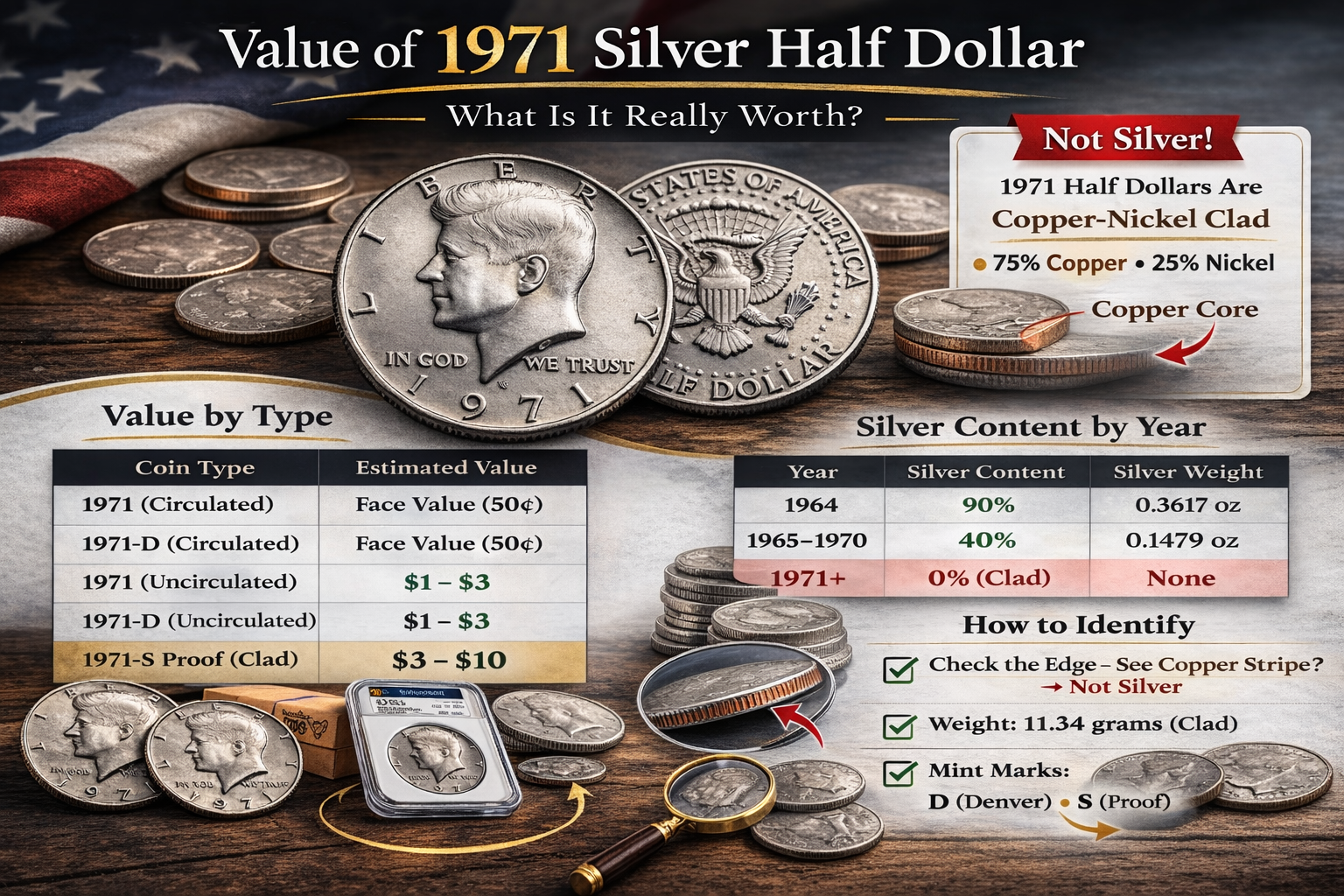 1971 Silver Quarter 1971 Silver Quarter